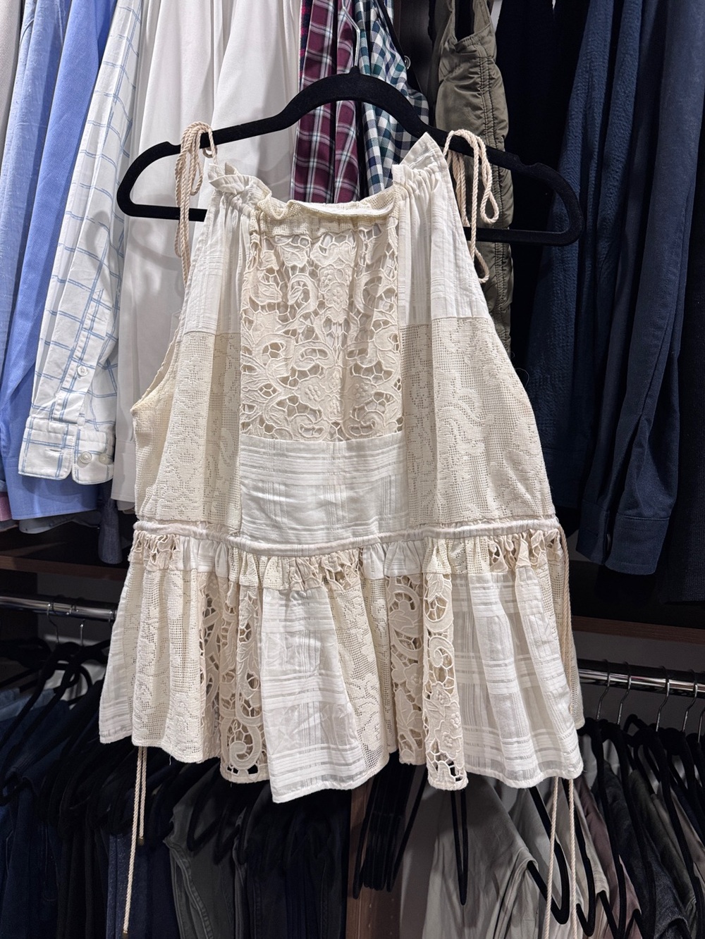 Zimmermann Andie halterneck broderie-anglaise lace top - Size 1 - Picture 2 of 9